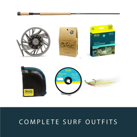 LCO Beach and Surf Rod and Reel Outfits