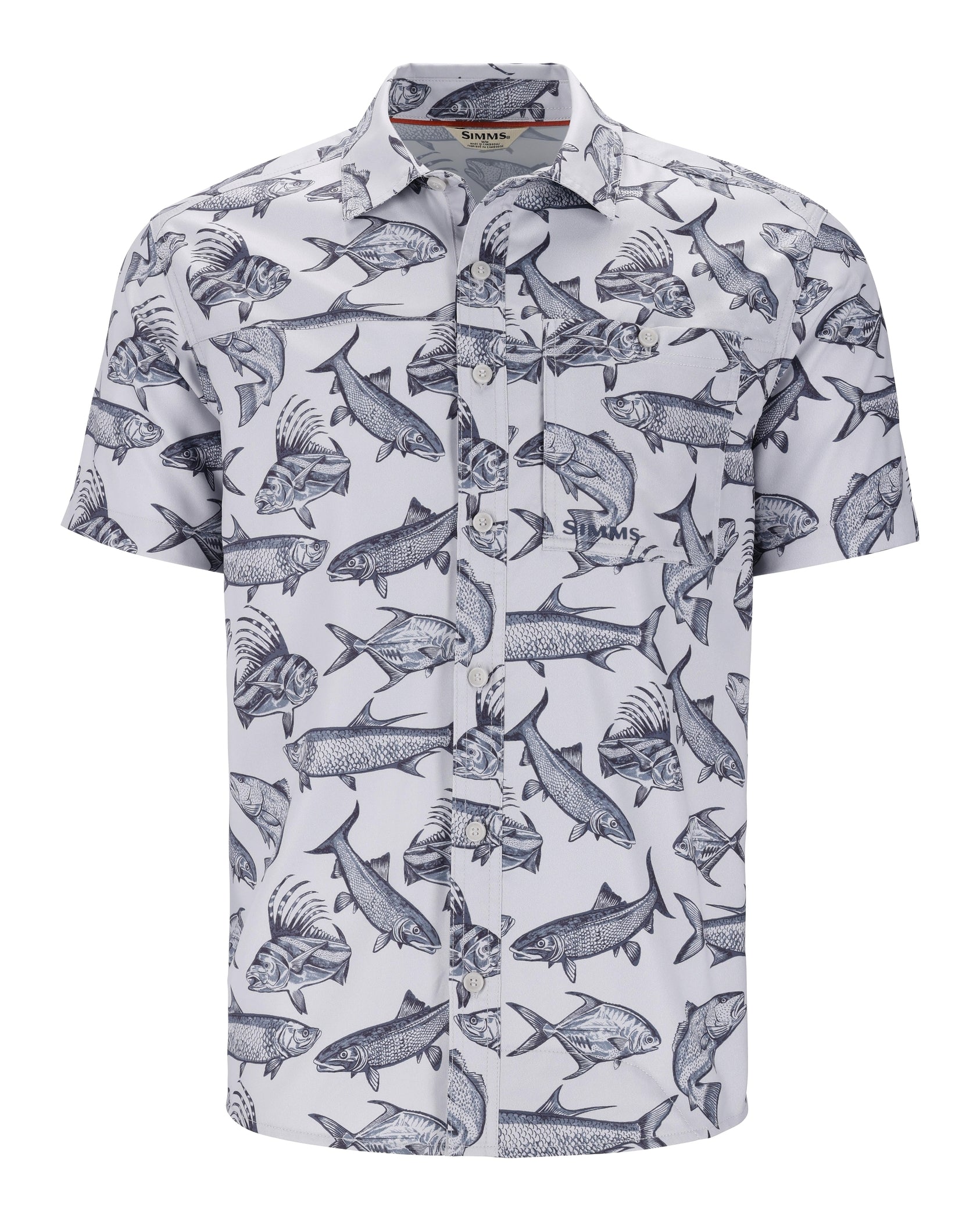 Simms M's Challenger SS Shirt- Saltwater Sterling