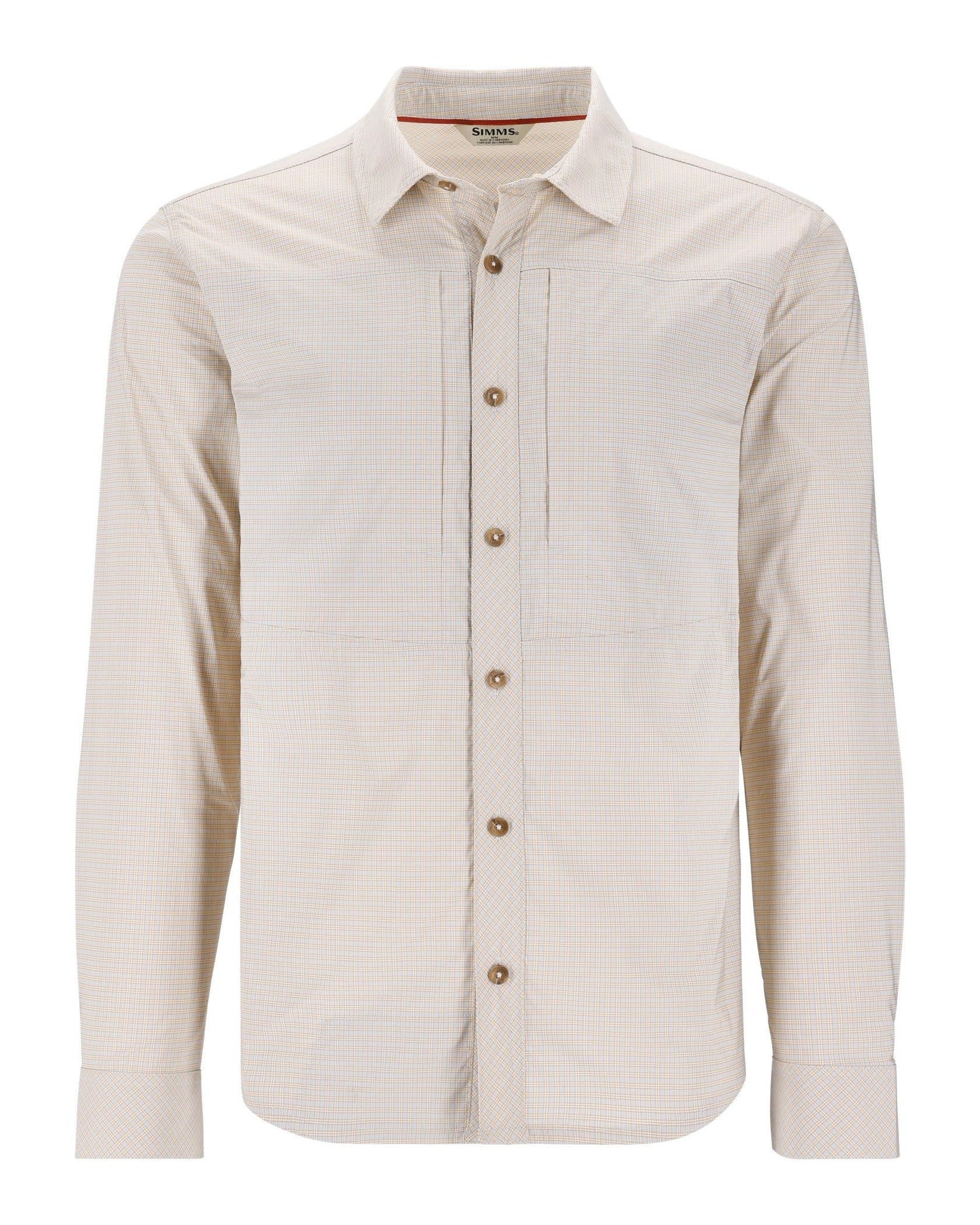 Simms M's Stone Cold LS Shirt- Bimini Stone Cold Check