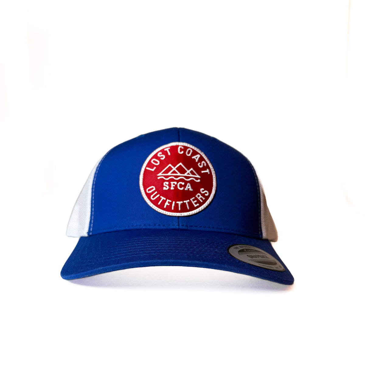 Lost Coast Outfitters Trucker Hat - Blue & Red