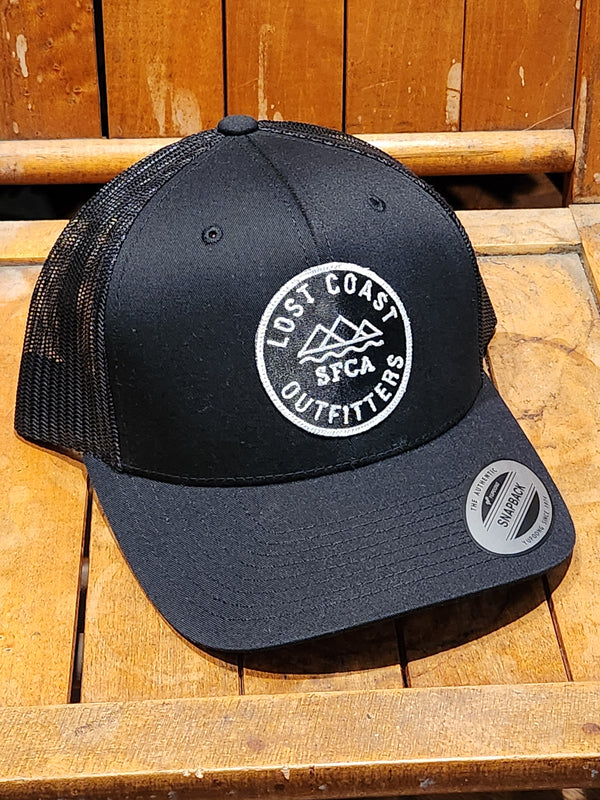 Lost Coast Outfitters Trucker Cap - Black White