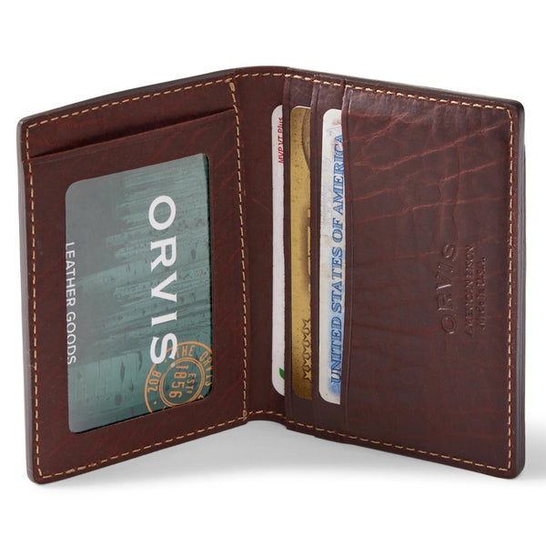 Orvis Bison Leather Card Carrier