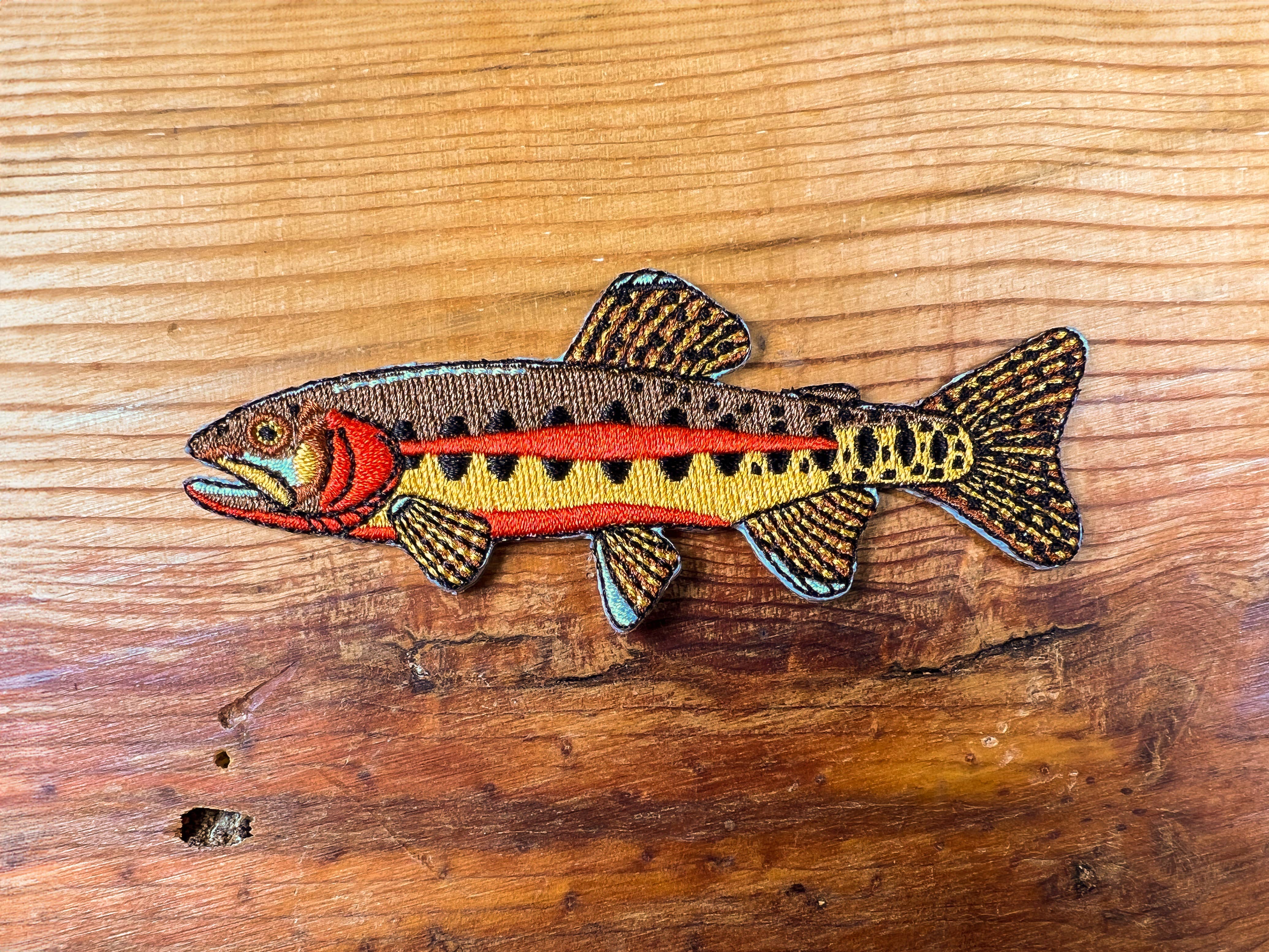Golden Trout Iron-On Patch | Quality Fish Patches