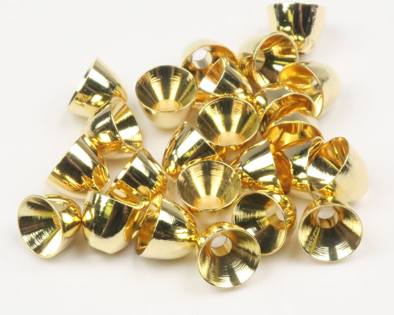 Hareline Brass Cone Heads-Large