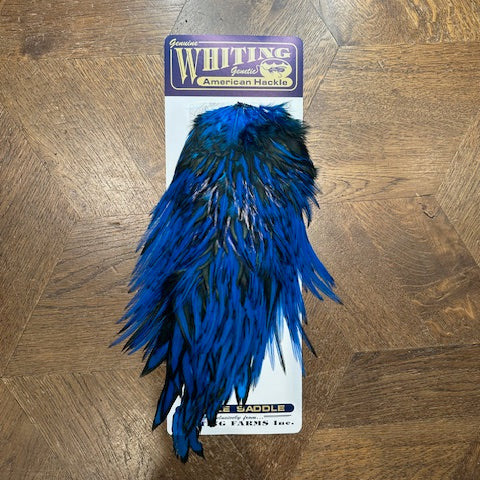 Whiting Farms American Rooster Saddle-Black Laced White