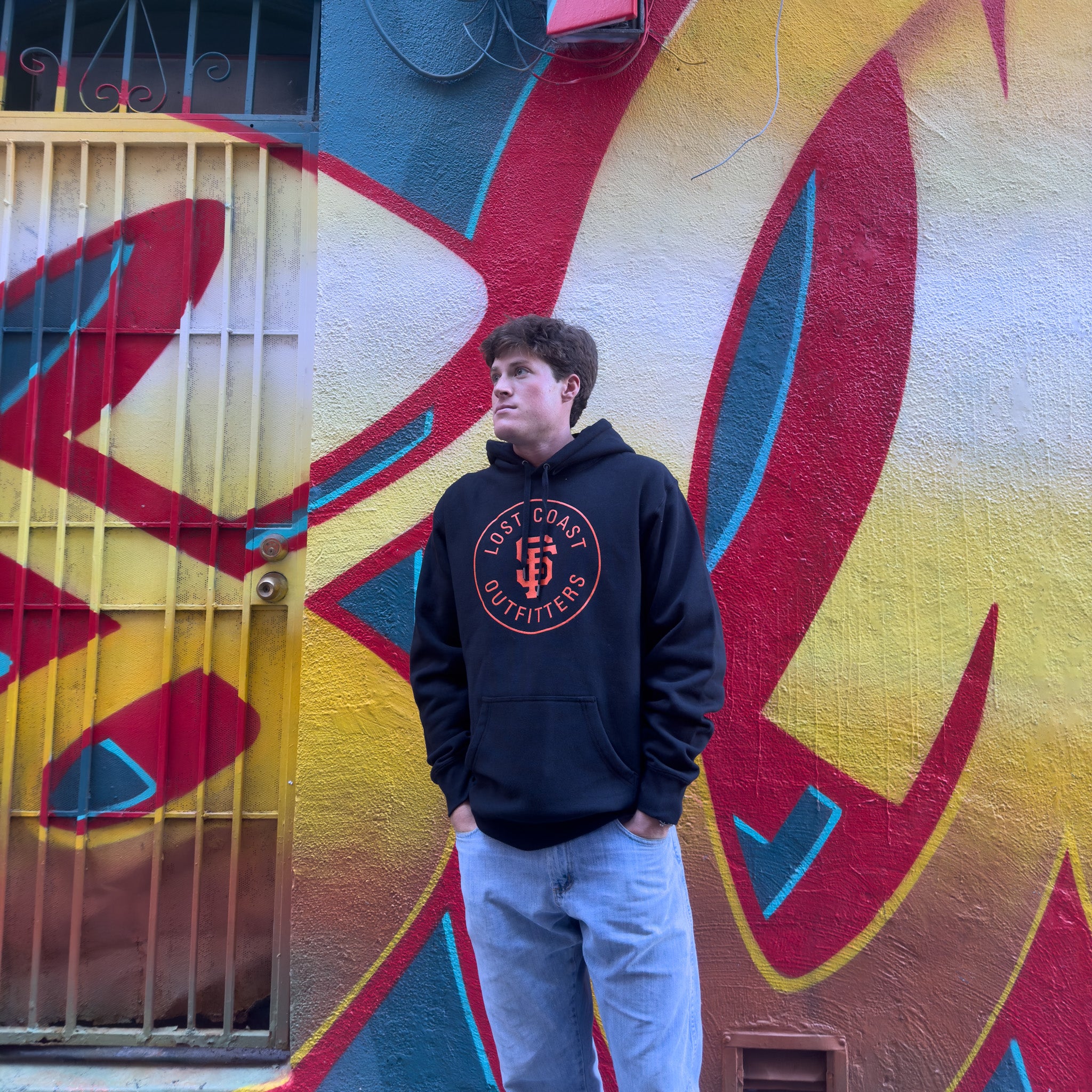 LCO SF Badge Hoody - Black