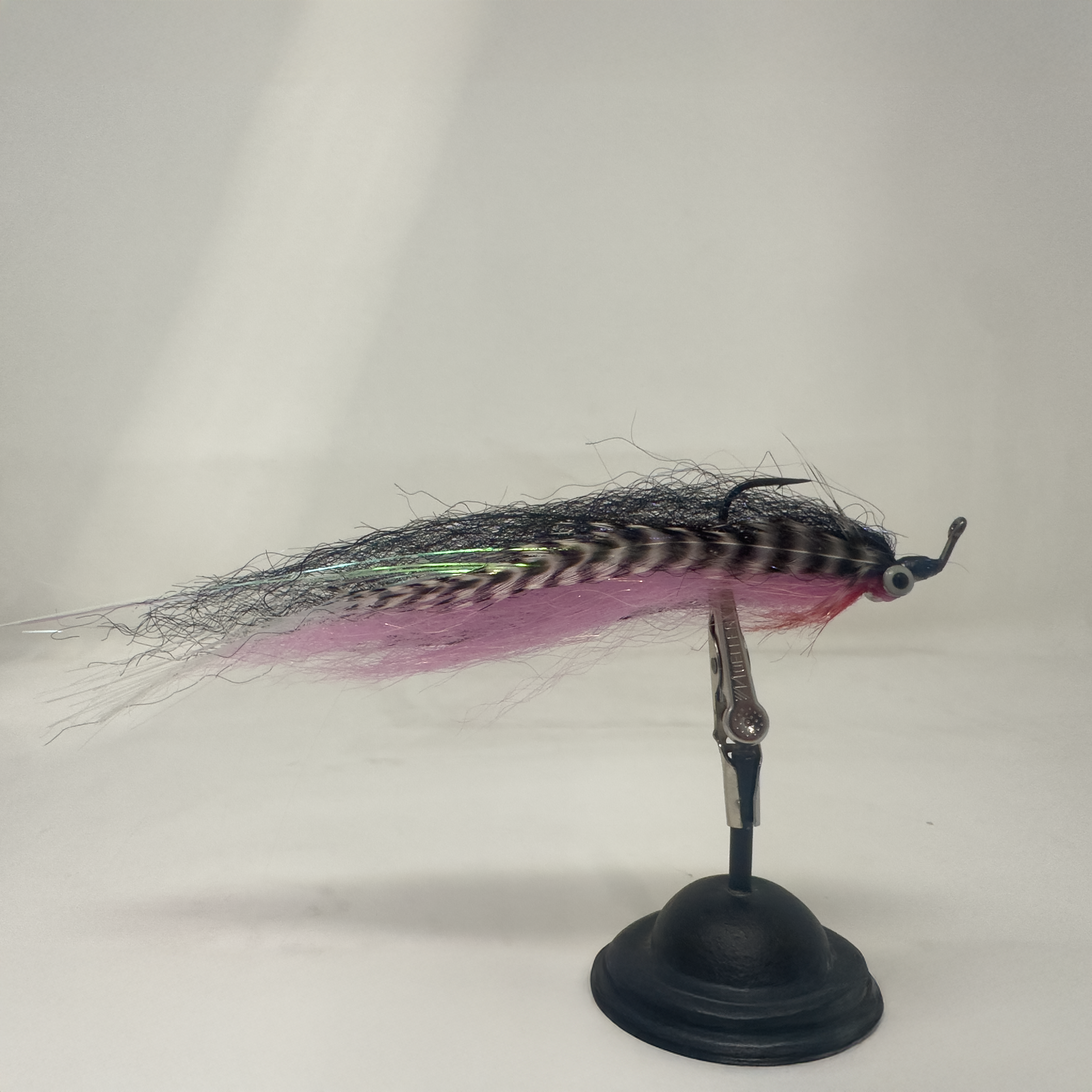 Steve Adachi RATTLE Clouser - Black/Pink