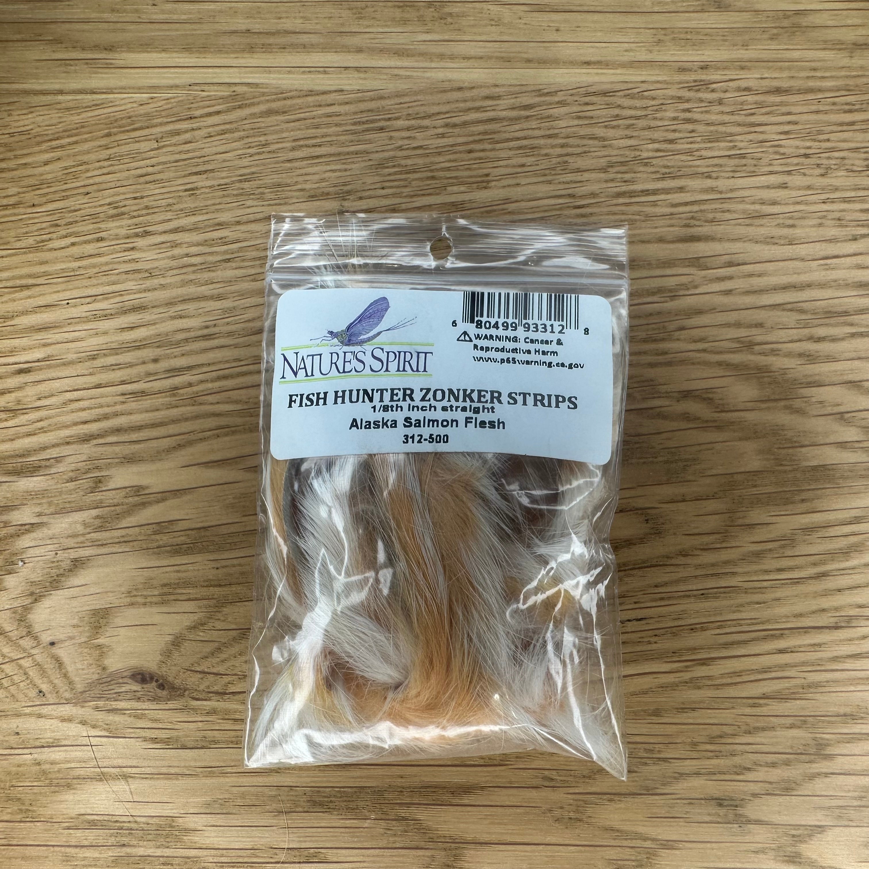 Nature's Spirit Zonker Strips - Alaska Salmon Flesh