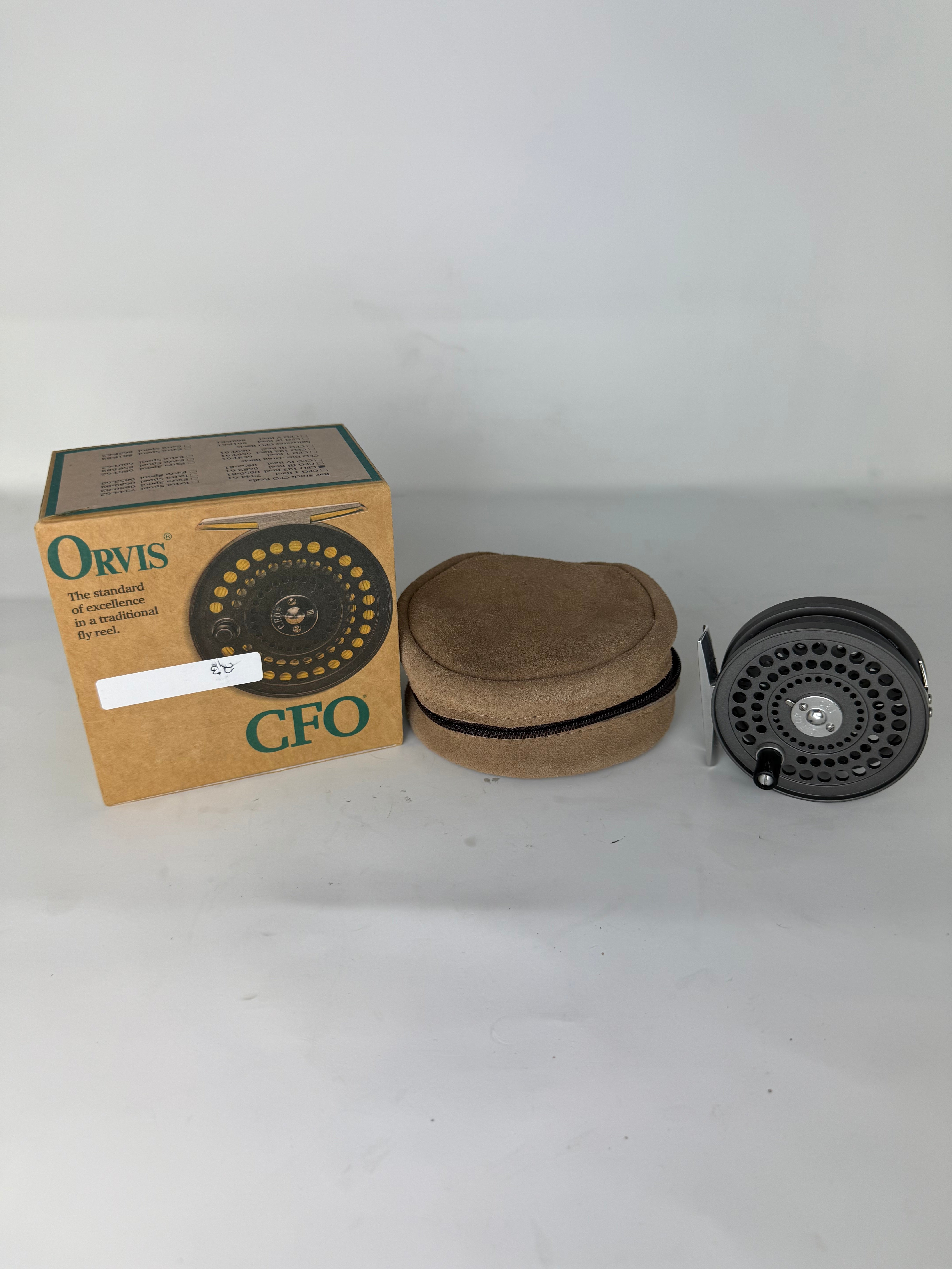 Used Orvis CFO 1-2-3 Reel Silver