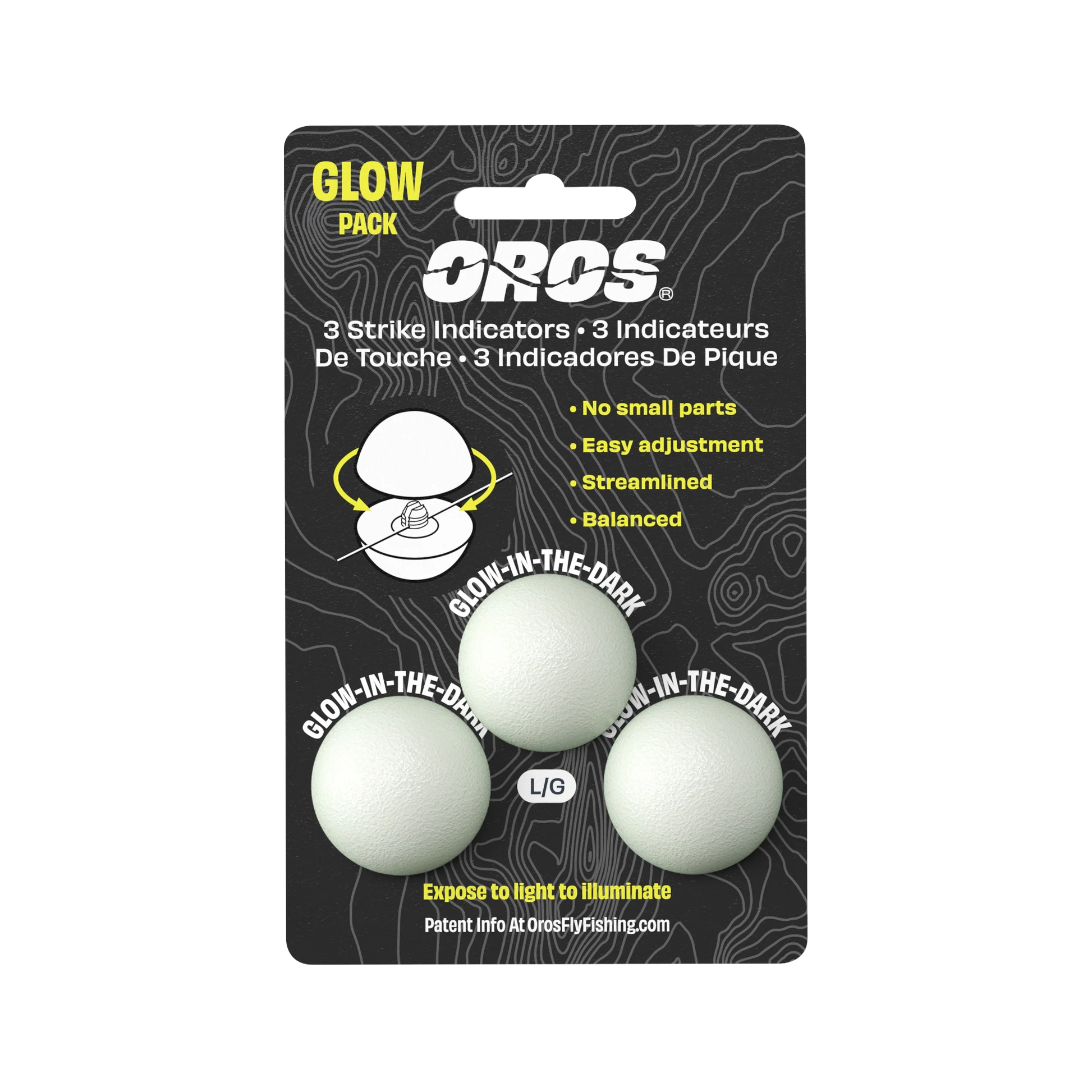 Oros Strike Indicator, 3pk