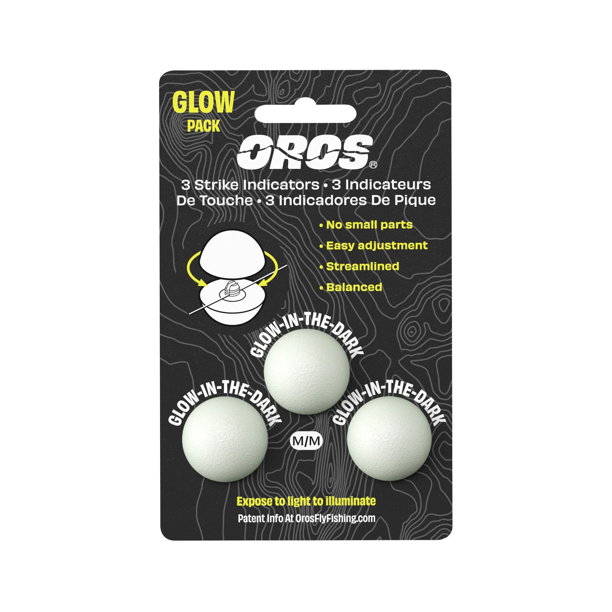 Oros Strike Indicator, 3pk