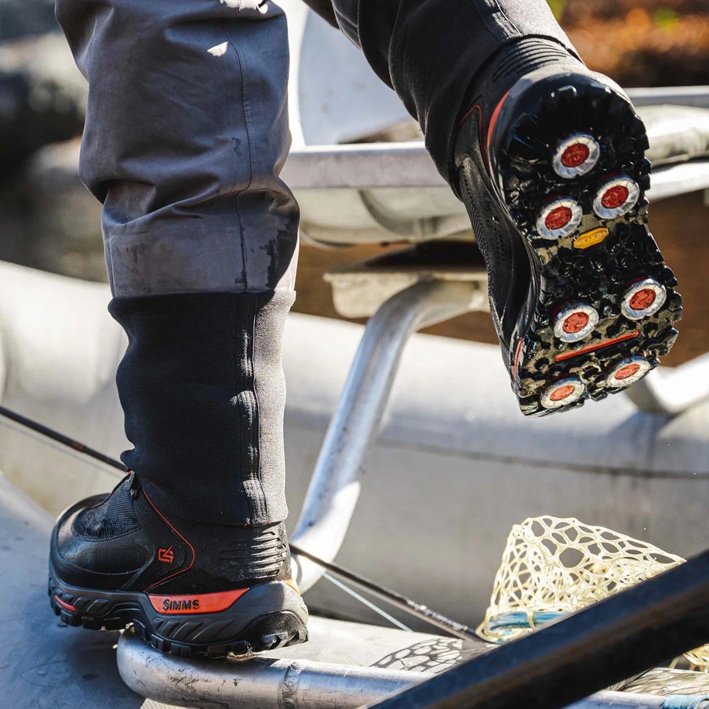 Simms G4 Pro Powerlock Cleats - Aluminum