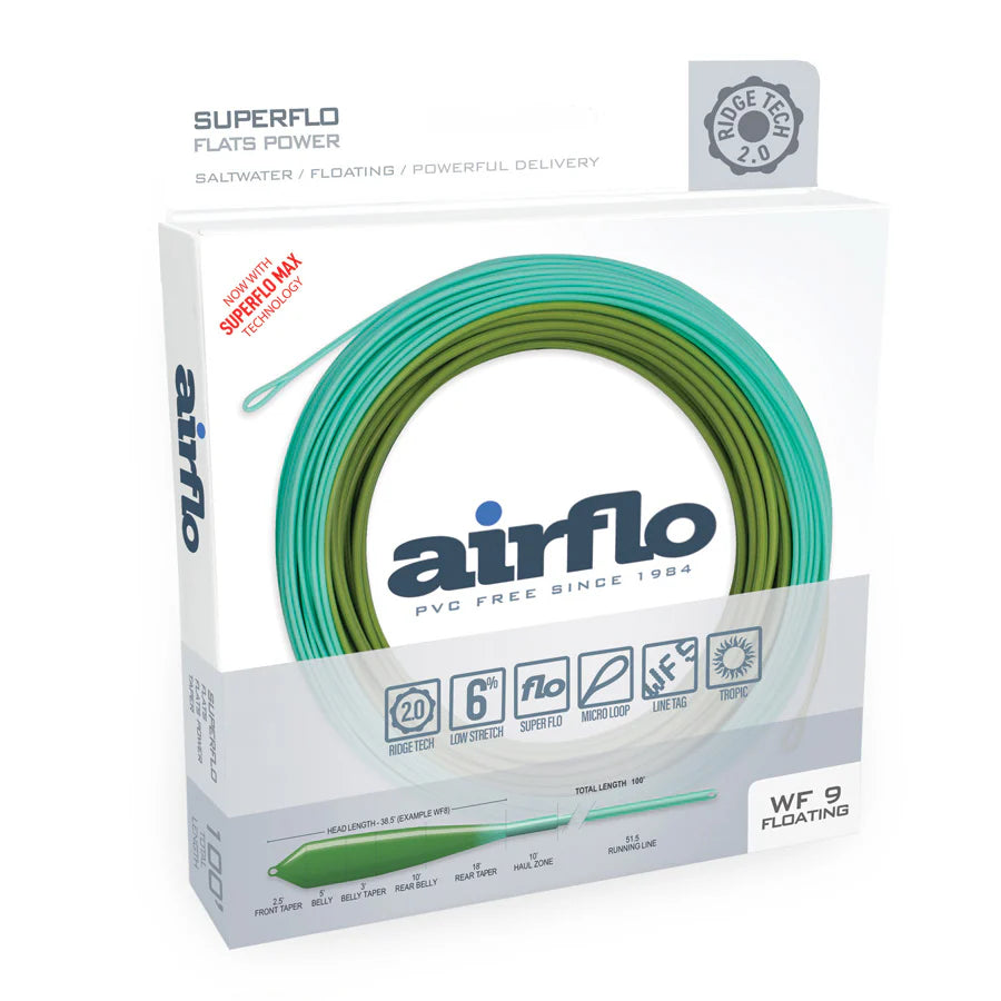 Airflo Superflo Ridge 2.0 Flats Power Taper Fly Line