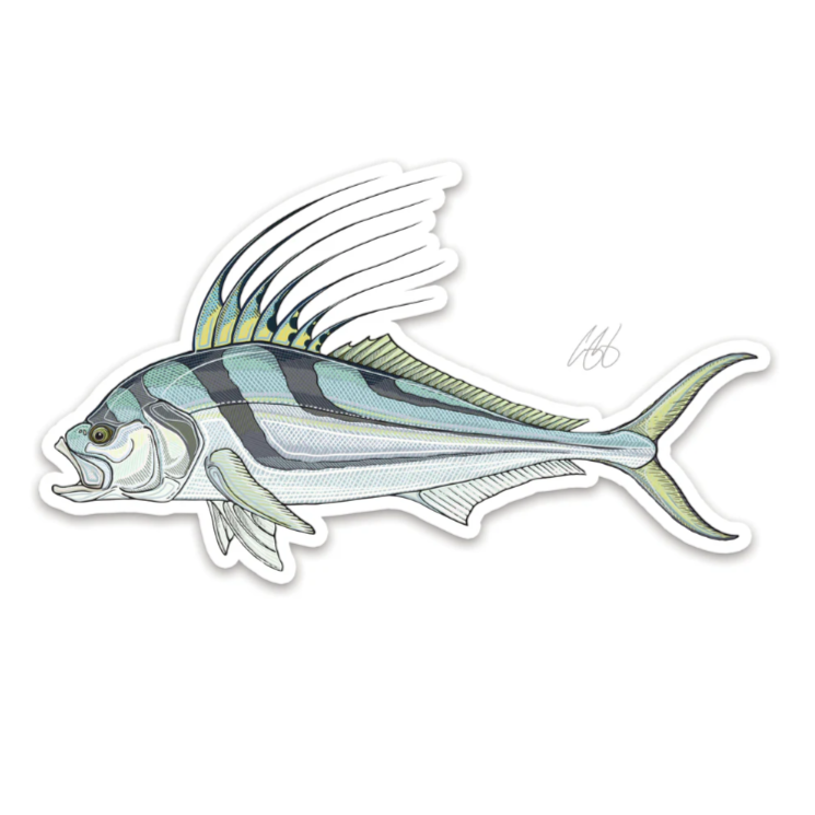 Casey Underwood Fish Decal - Salt Water
