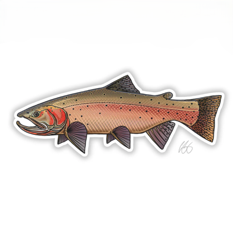 Casey Underwood Fish Decal - Fresh Water
