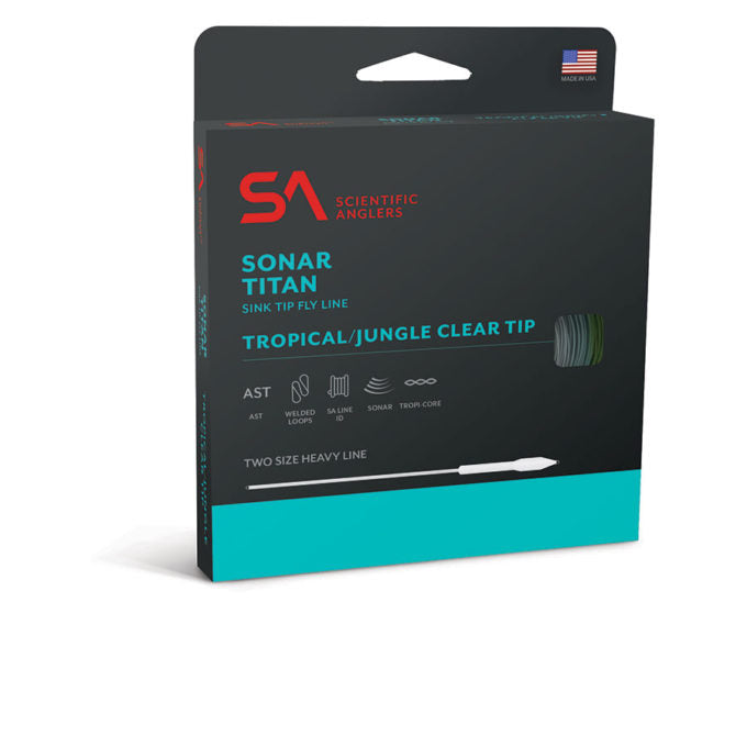 SA Sonar Titan Tropical/Jungle Fly Line - 15' Clear Intermediate Tip