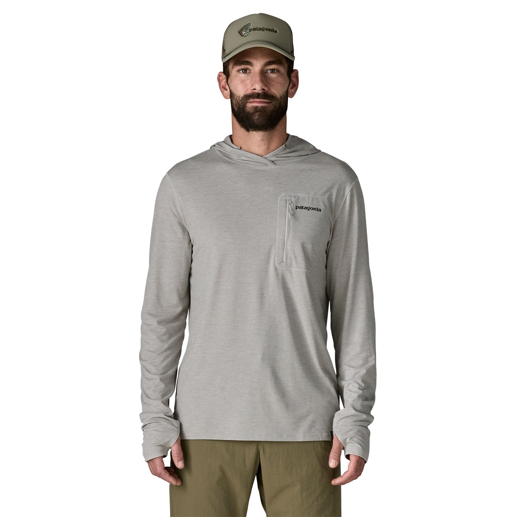 Patagonia M's Cap Cool Sun Hoody - Fitz Roy Trout