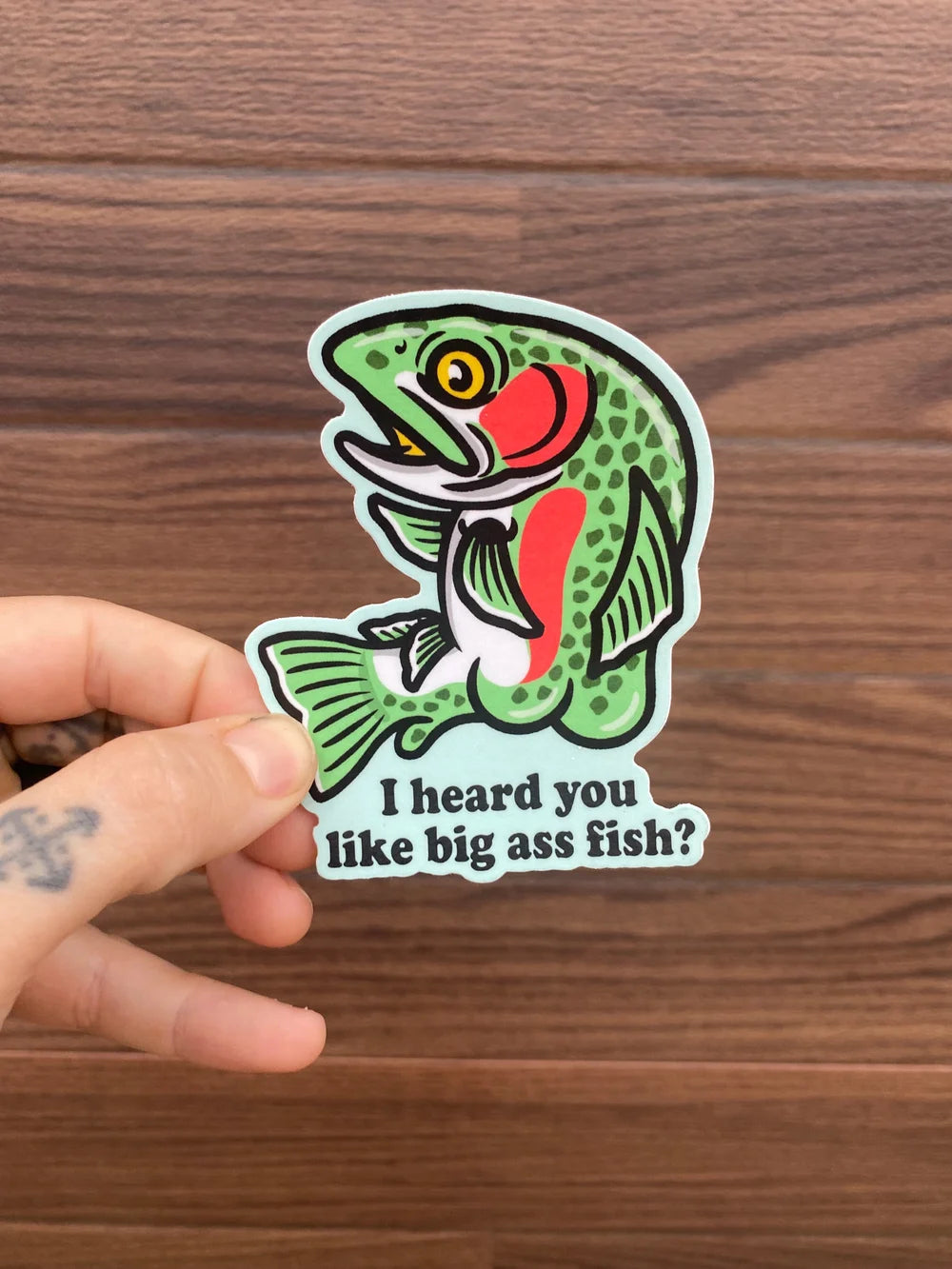 Big Ass Fish sticker