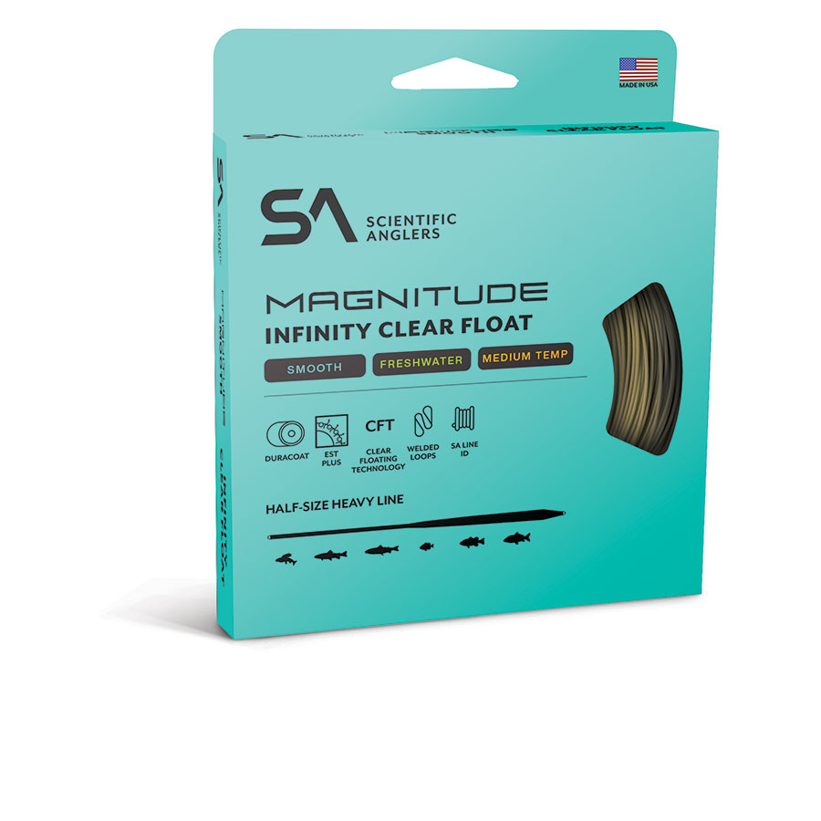 SA Magnitude Smooth Infinity Fly Line - Clear Head Float