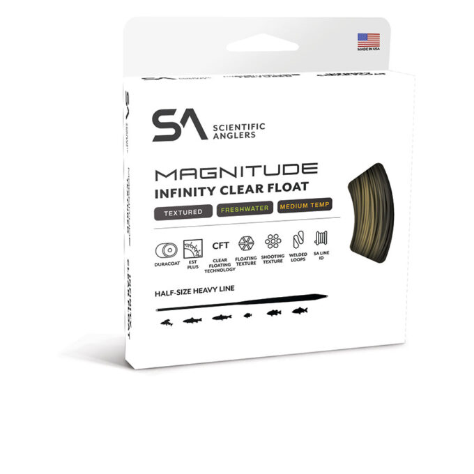 SA Magnitude Textured Infinity Fly Line - Clear Float Head