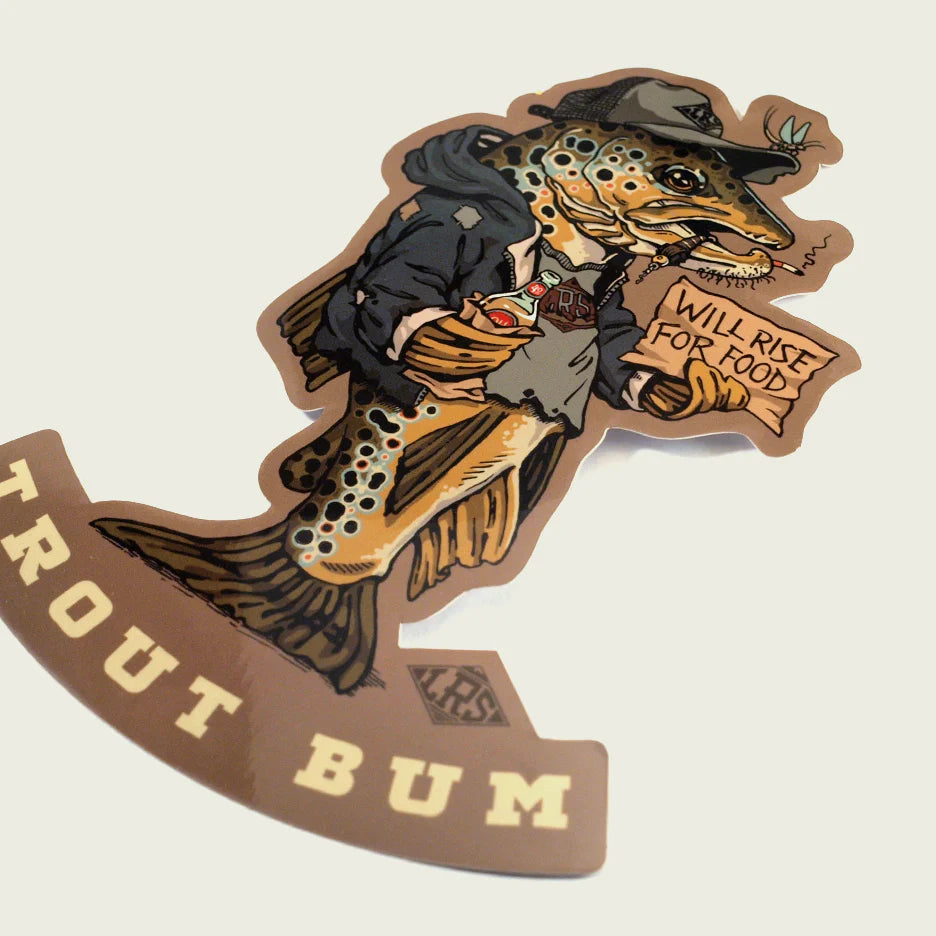 LRS Trout Bum Decal