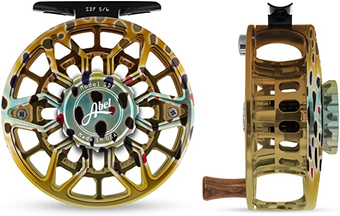 Abel SDF Fly Reel 5/6 - Native Brown Trout