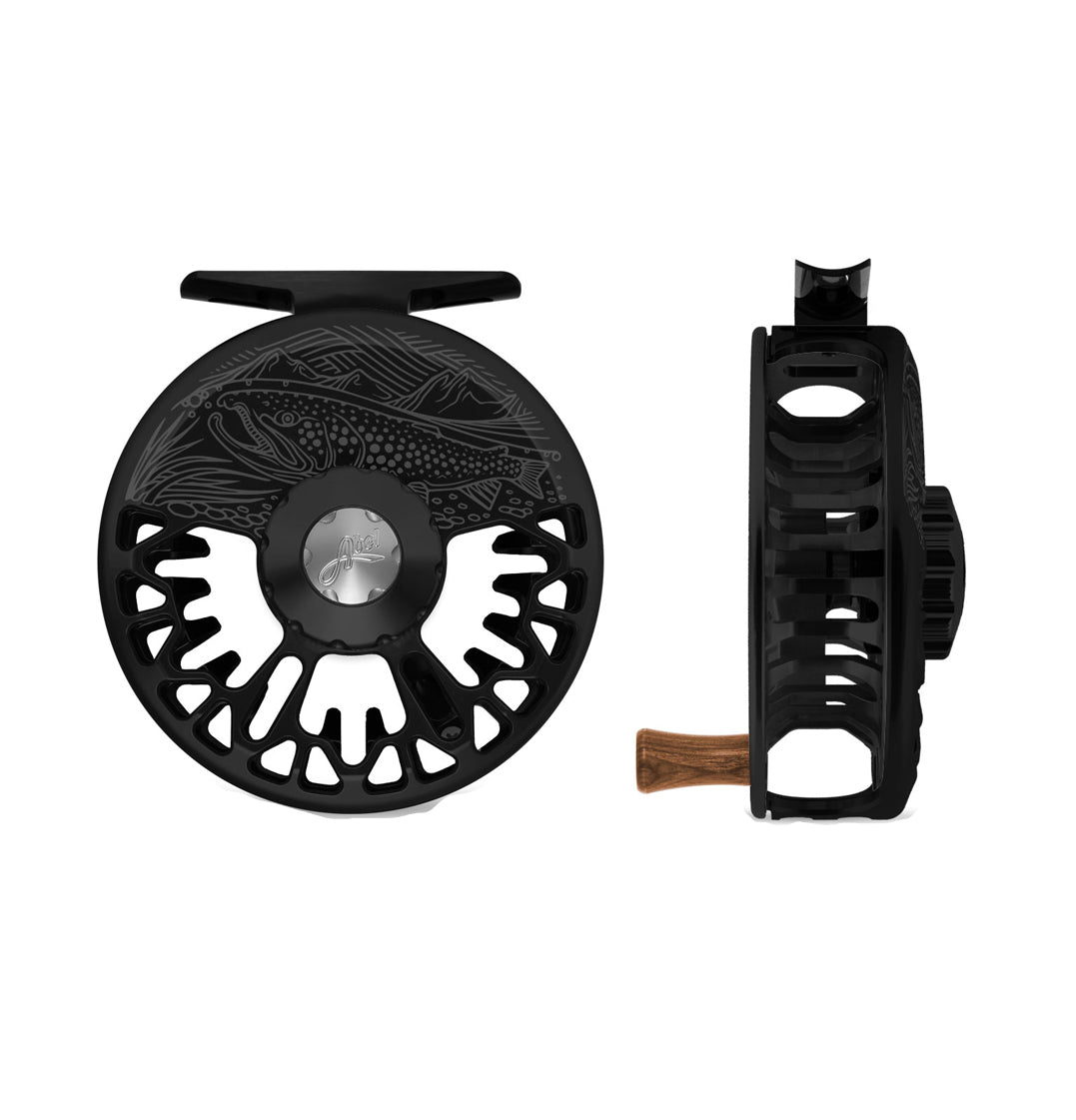 Abel VAYA Fly Reel Casey Underwood On The Hunt - Black