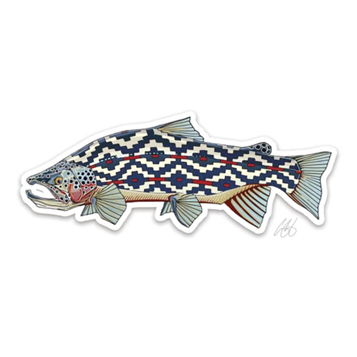Casey Underwood Fish Decal - Fresh Water