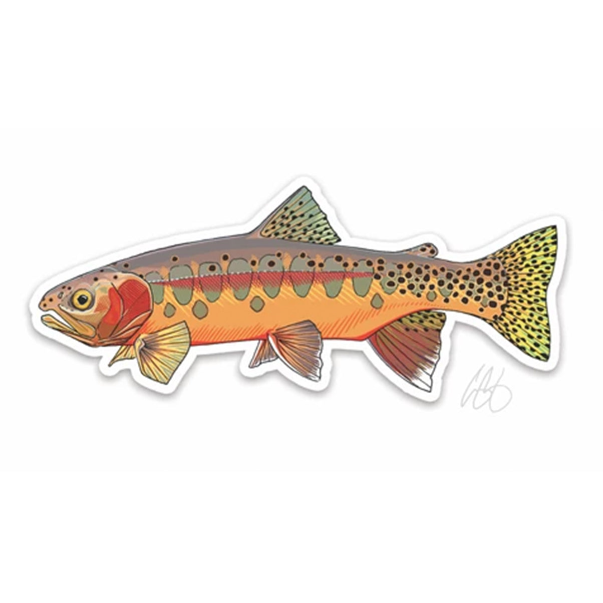 Casey Underwood Fish Decal - Fresh Water