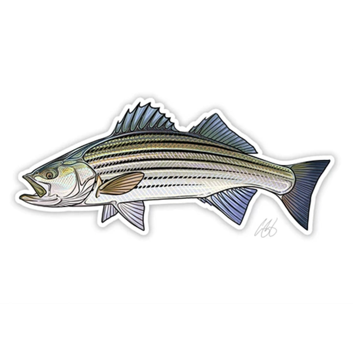Casey Underwood Fish Decal - Salt Water