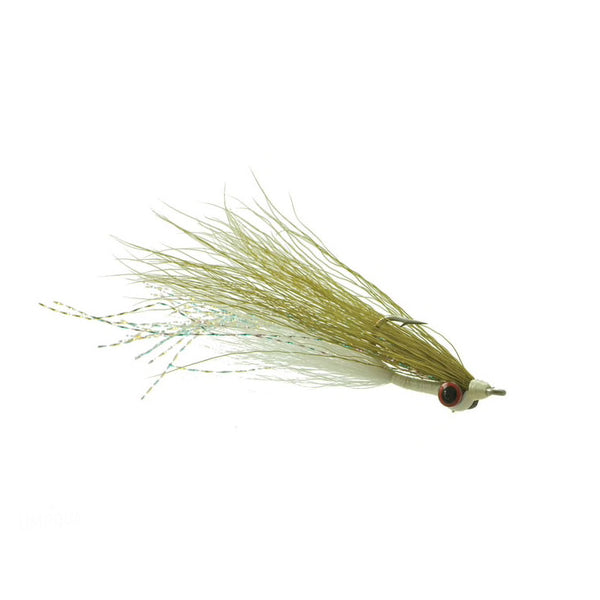 Clouser Minnow - Olive/White