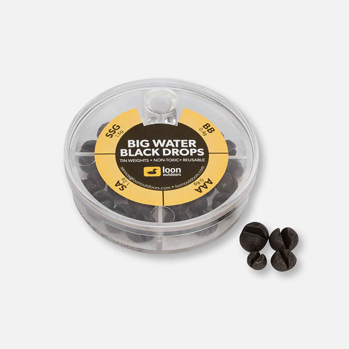 Loon Split Shot Assortment-Big Water Drops