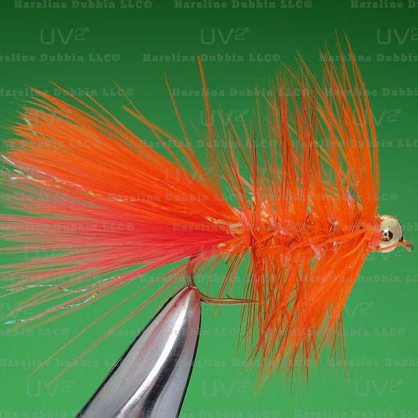 Perch Crystal Bugger, Orange, sz 8