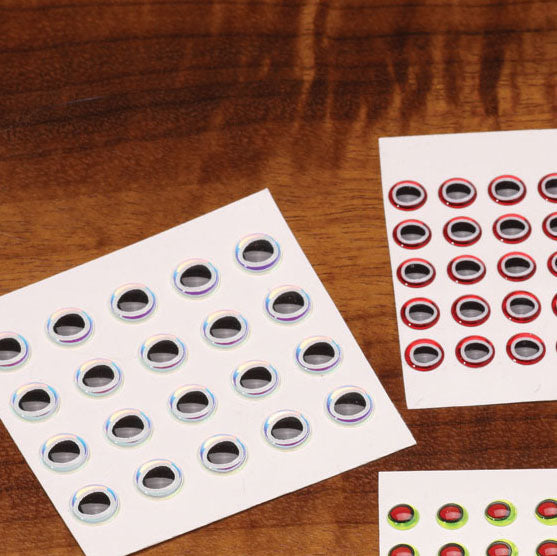 Oval Pupil 3D Adhesive Eyes