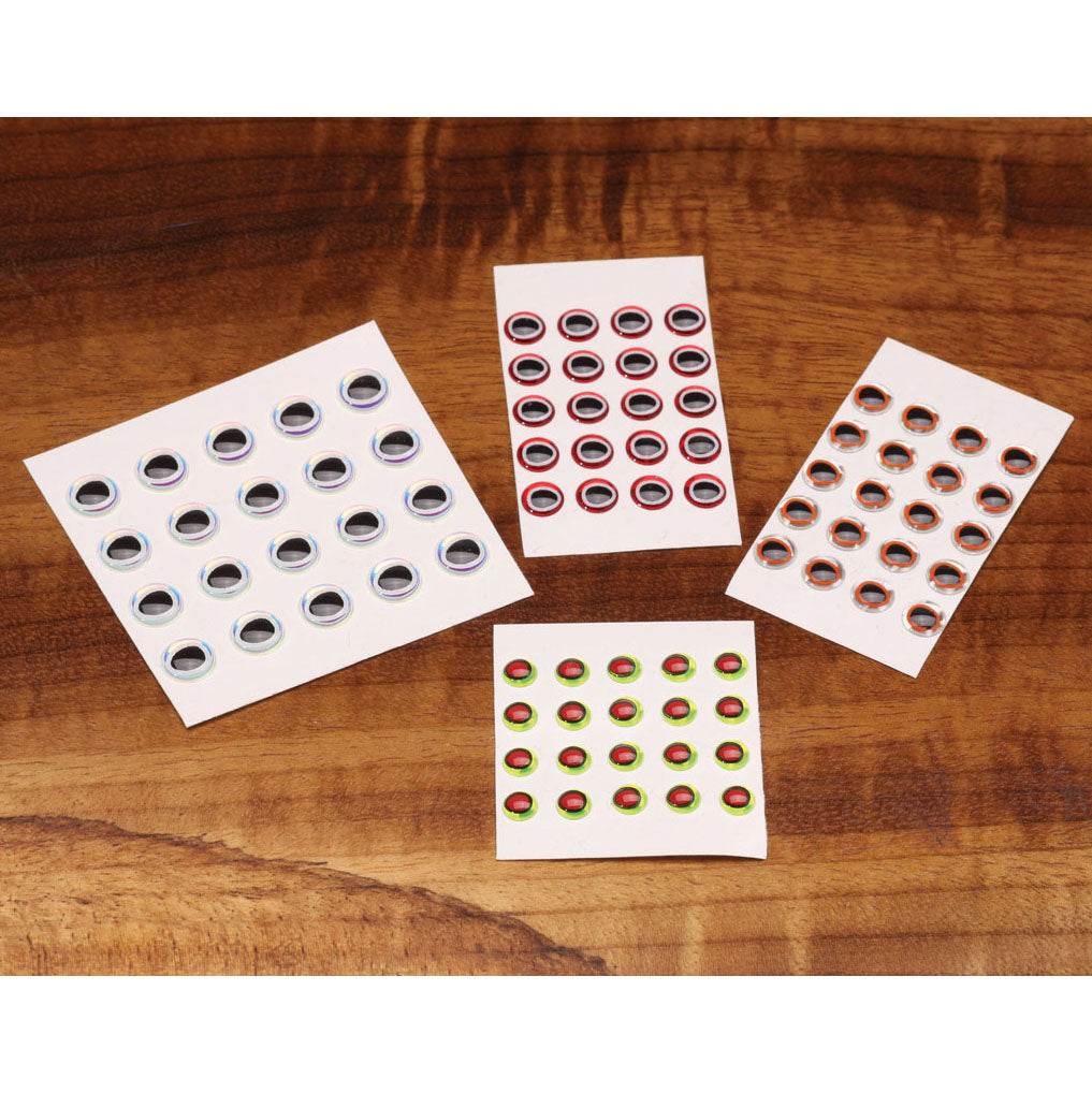 Oval Pupil 3D Adhesive Eyes