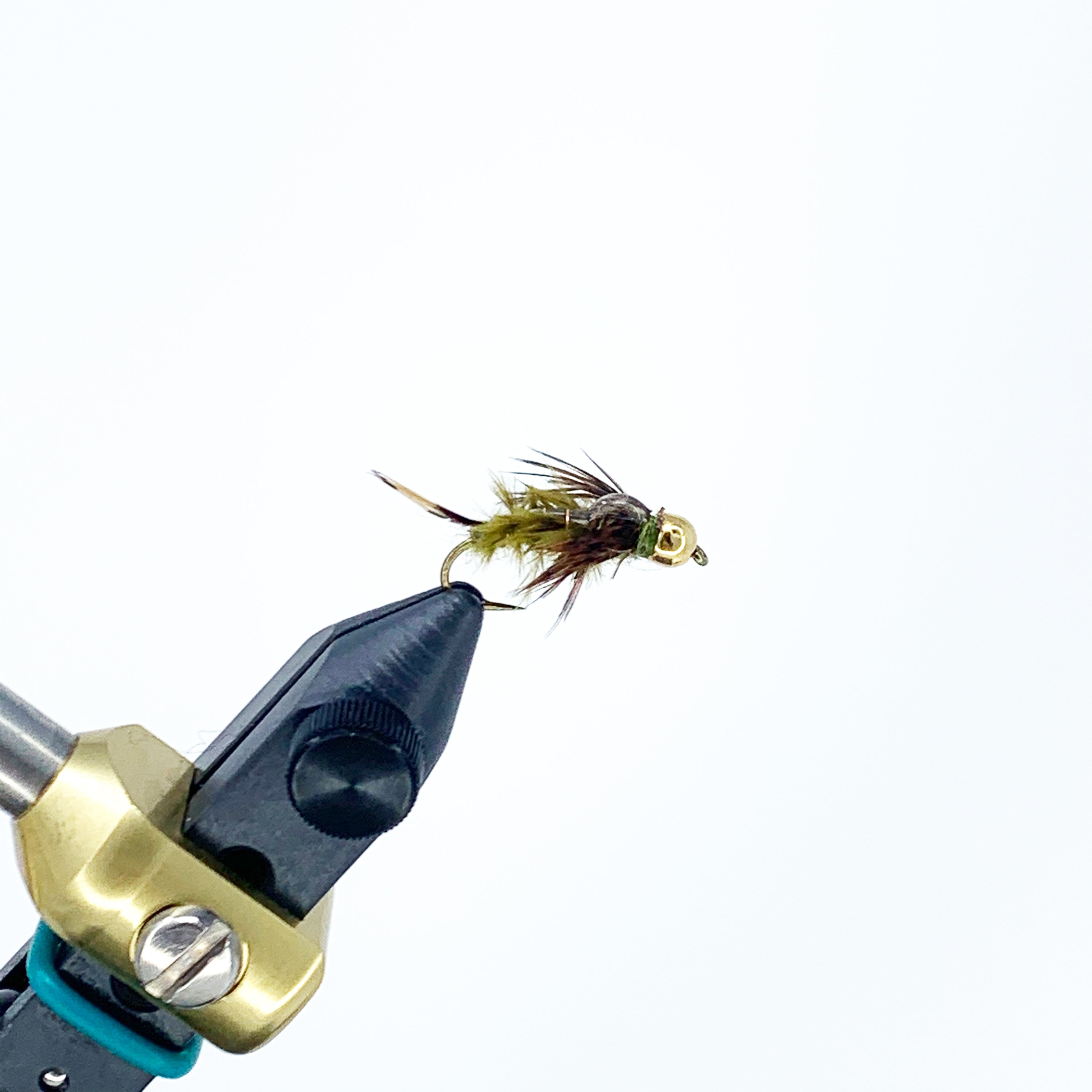 Poxyback Gold Bead - Green Drake