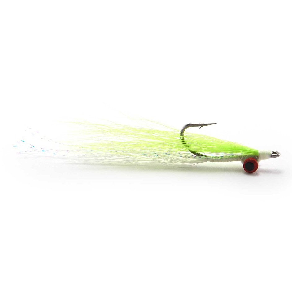 Clouser Minnow - Chartreuse/White