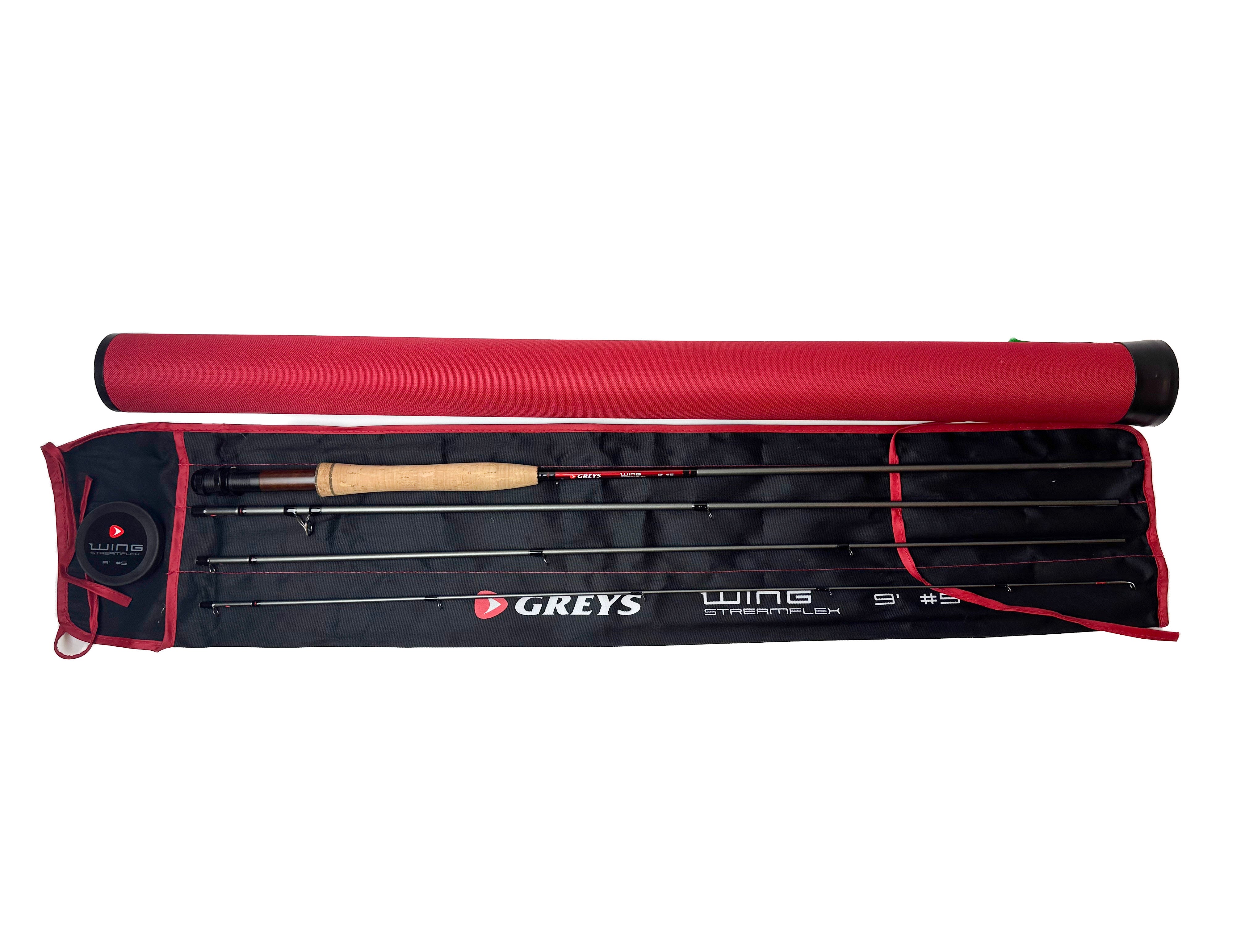 Used Greys Wing Streamer Flex Fly Rod 9" 5wt 4pc
