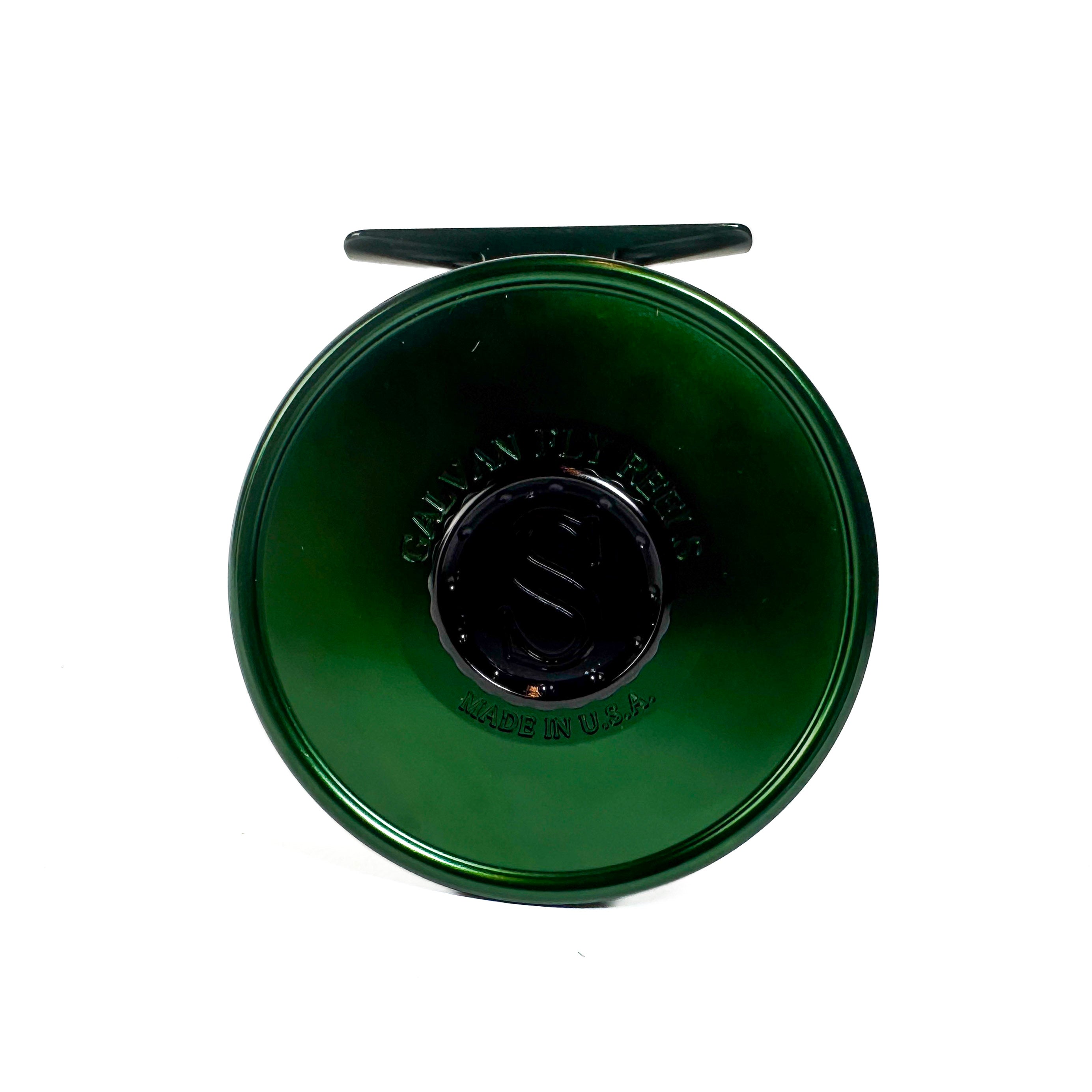 Galvan Swing Limited Edition Fly Reel - Green with Black Hub