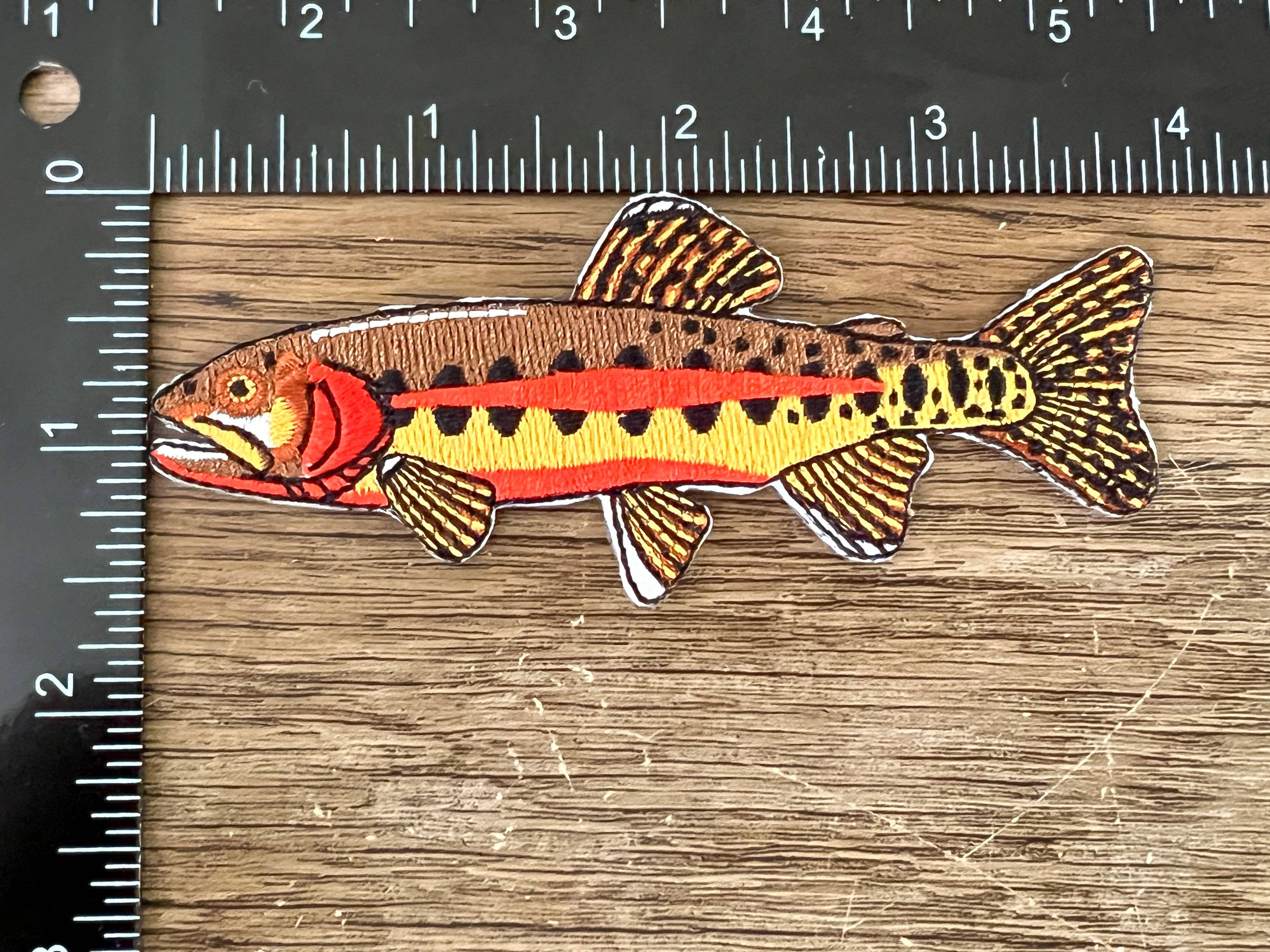 Golden Trout Iron-On Patch | Quality Fish Patches