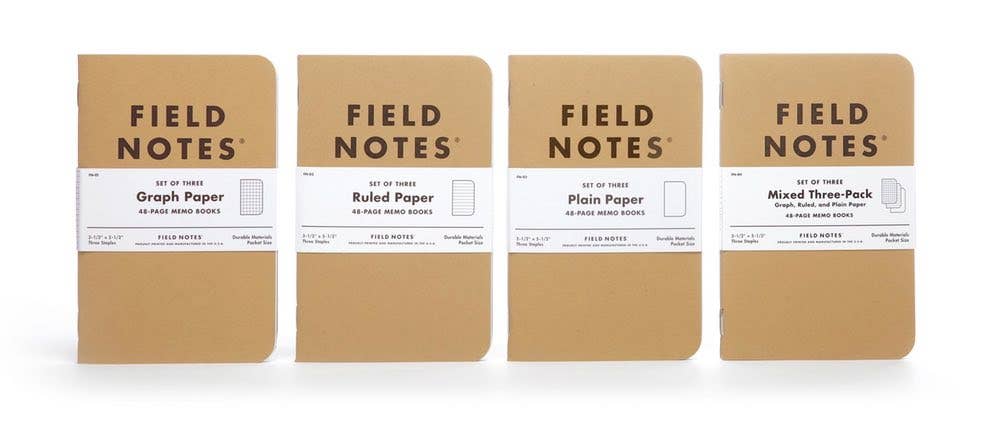 Field Notes Original Kraft 3-Packs