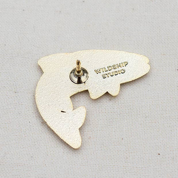 Rainbow Trout Enamel Pin