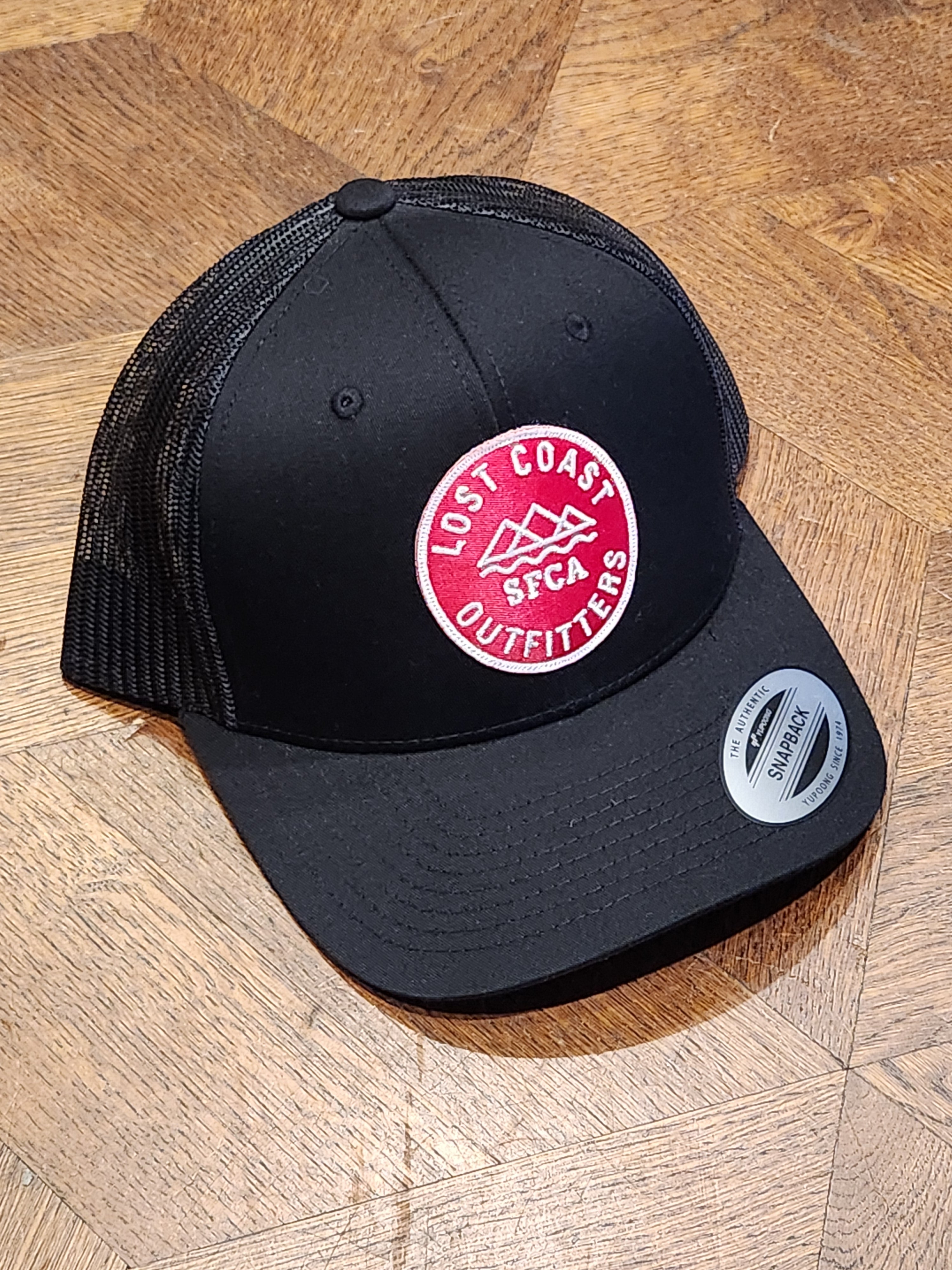 Lost Coast Outfitters Trucker Cap - Black/Red