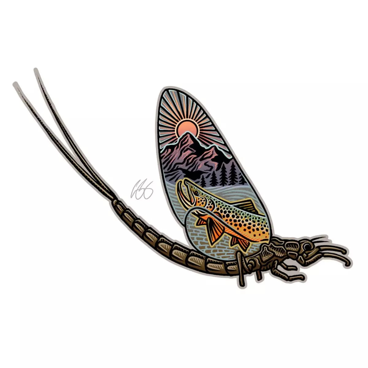 Casey Underwood Bug-Scape Decal