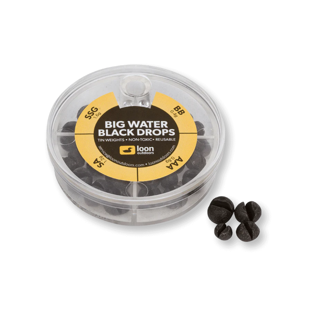 Loon Split Shot Assortment-Big Water Drops