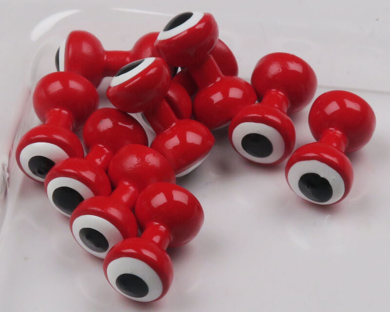 Double Pupil Brass Eyes, 10pk