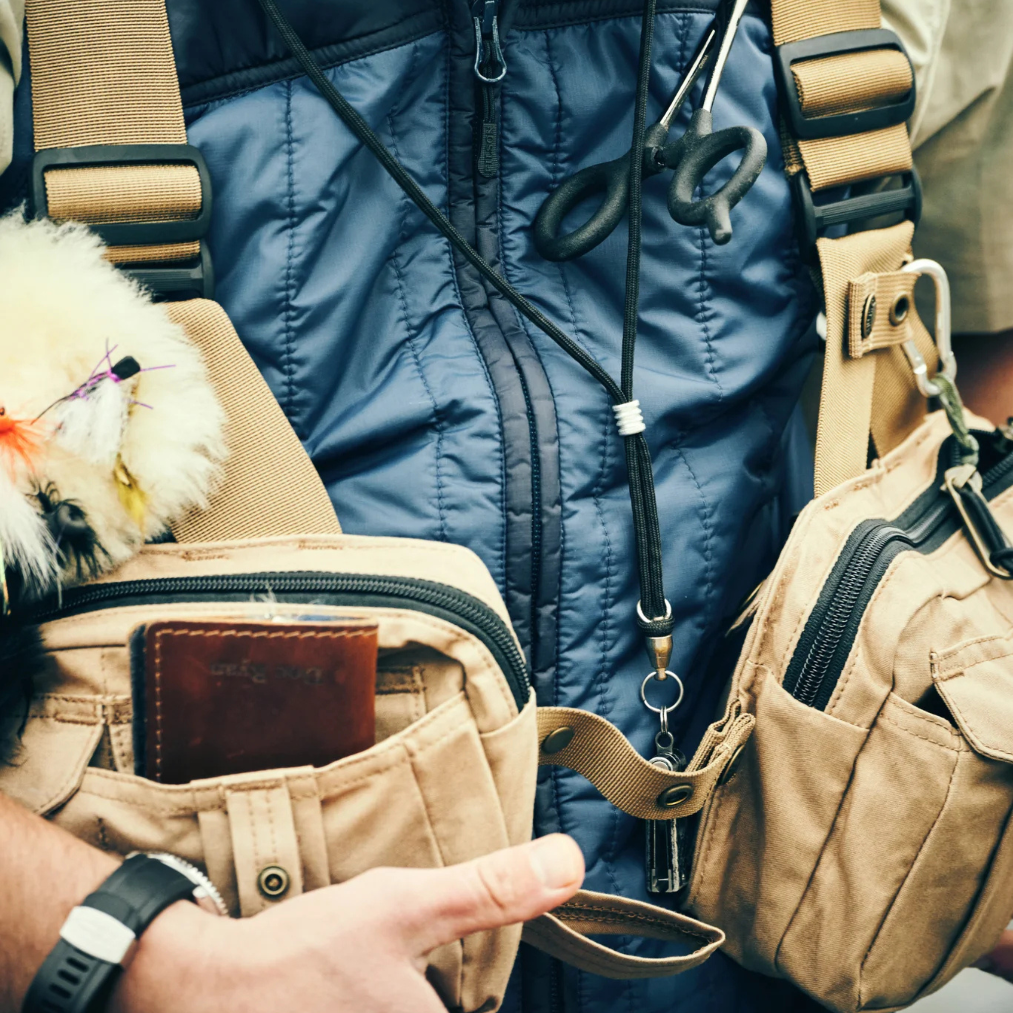 Filson Mesh Fishing Strap Vest