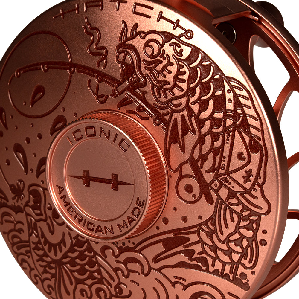 Hatch x Brent McCarron - Limited Edition Iconic 7+ Fly Reel