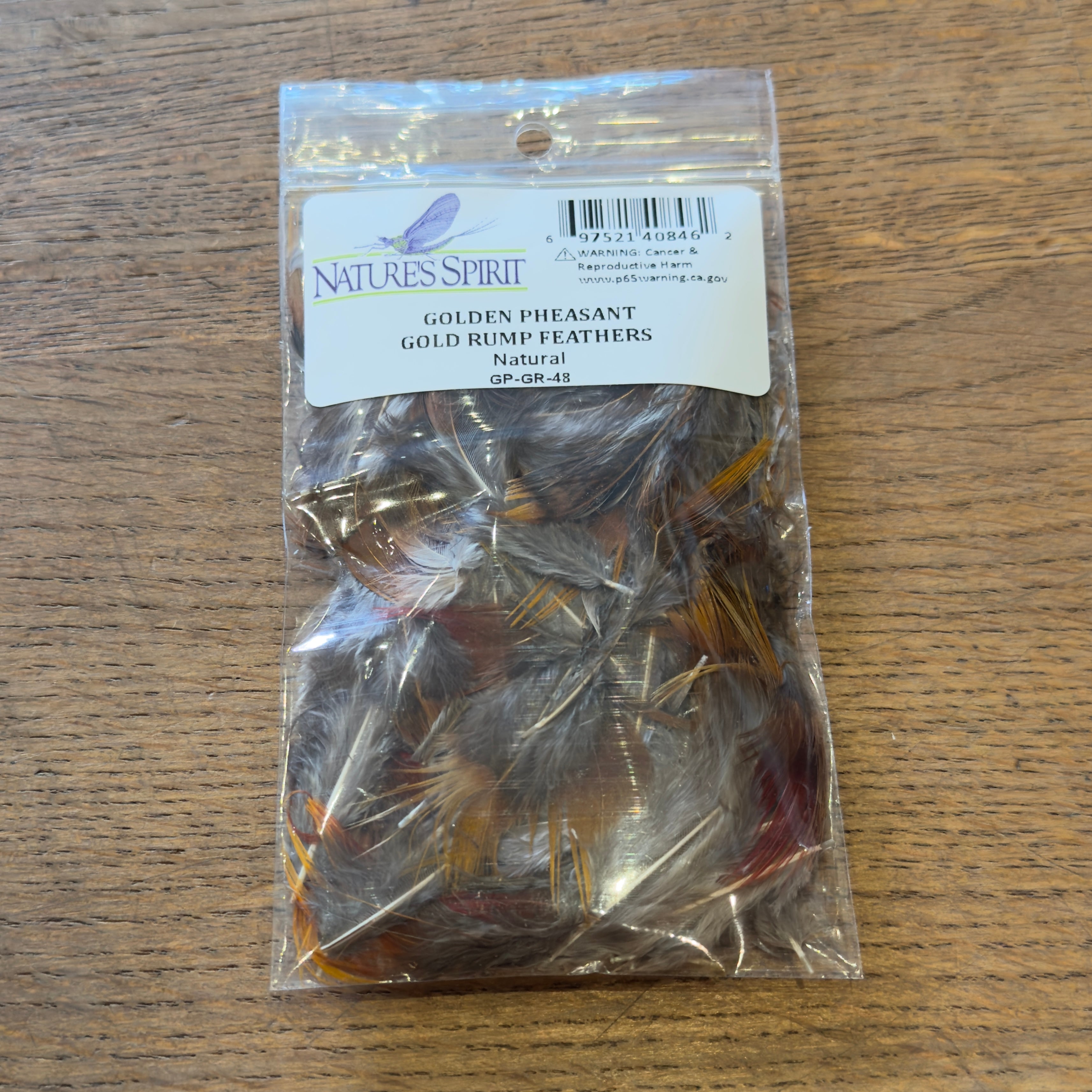 Golden Pheasant Rump Feathers