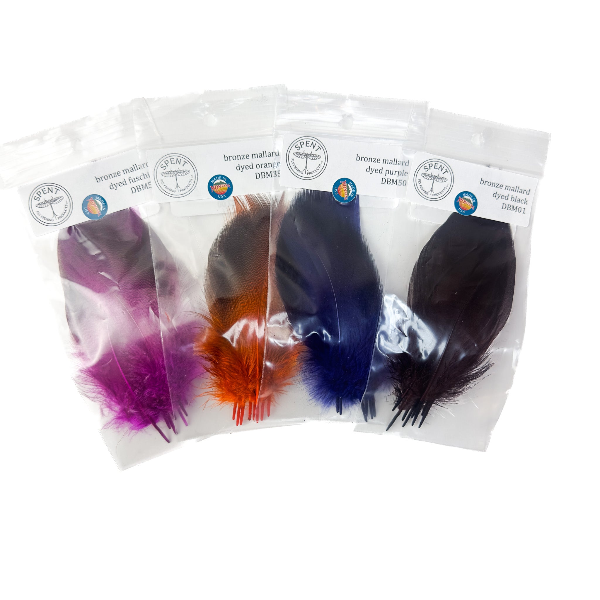 Spent Dyed Bronze Mallard, 4 Pairs